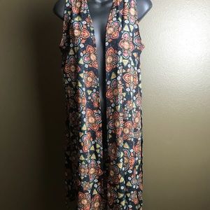 Lularoe JOY ( long vest ) used Small